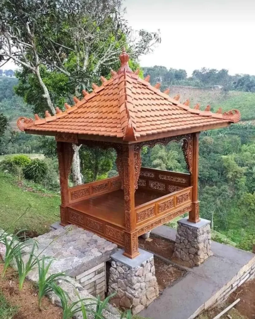 Gazebo Kayu Jati
