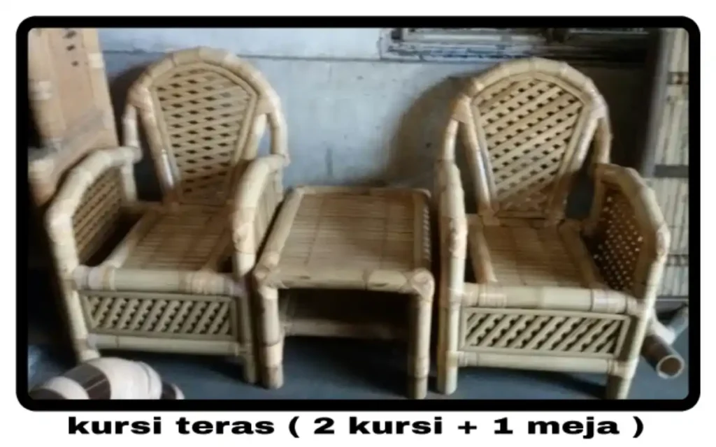 Kursi Bambu Minimalis