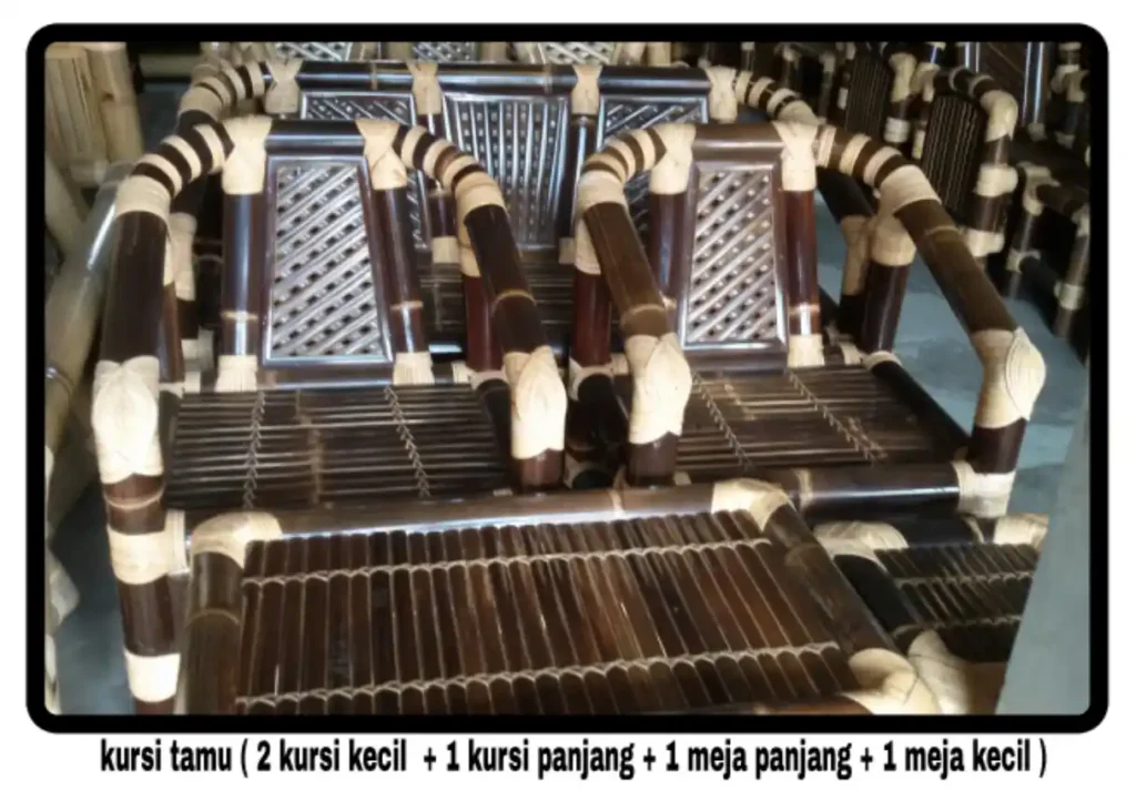 Kursi Bambu Tamu